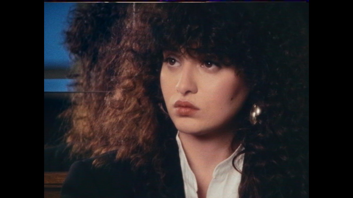 Elisabeth Subrin, Manal Issa in Maria Schneider, 1983 (2022), video still, courtesy of the artist and Manifest Pictures, Paris.