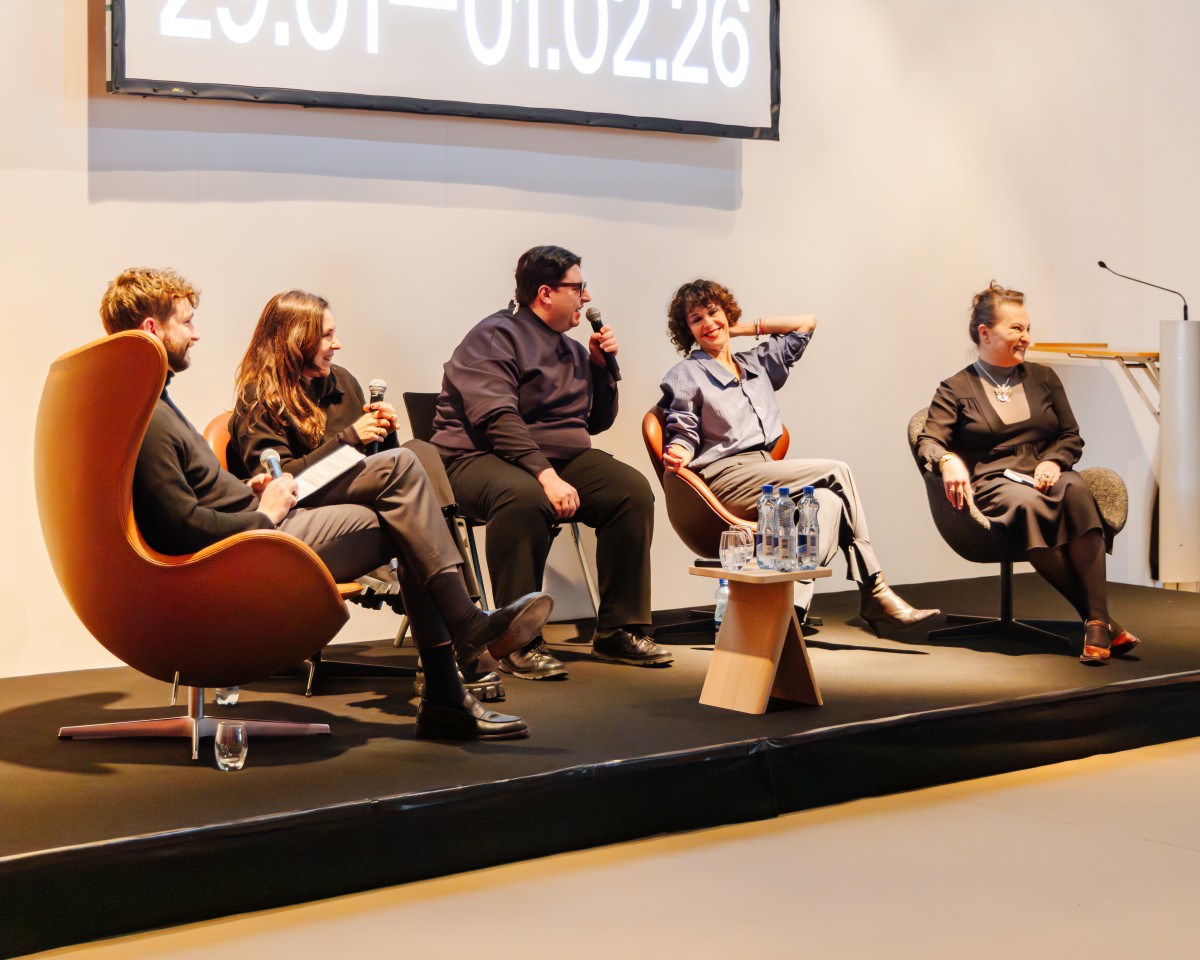 Round table Ethics in Action, Art Genève 2026. Photo : Théo Dufloo.